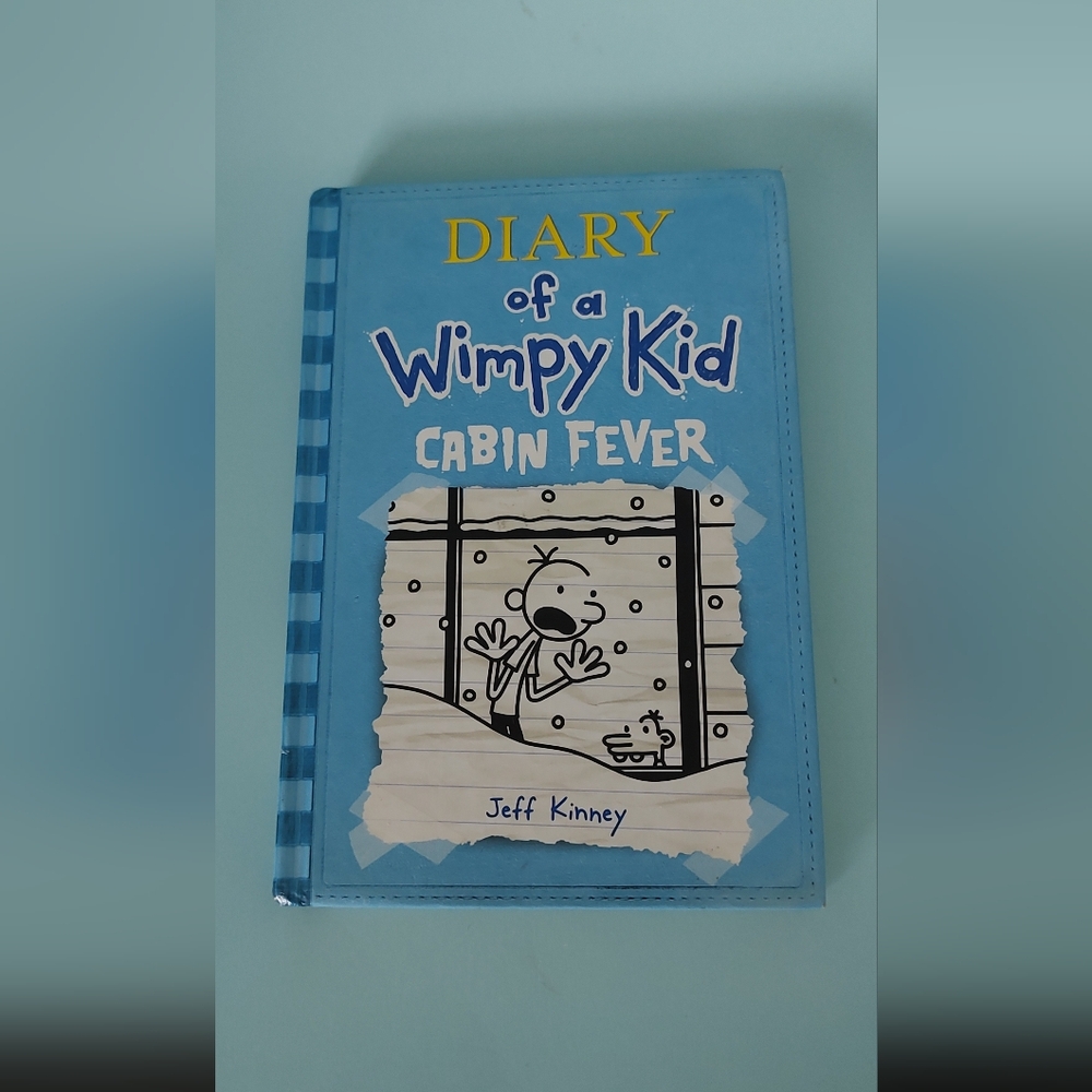 Diary Of A Wimpy Kid Book Hardcover  Cabin Fever Good Condition